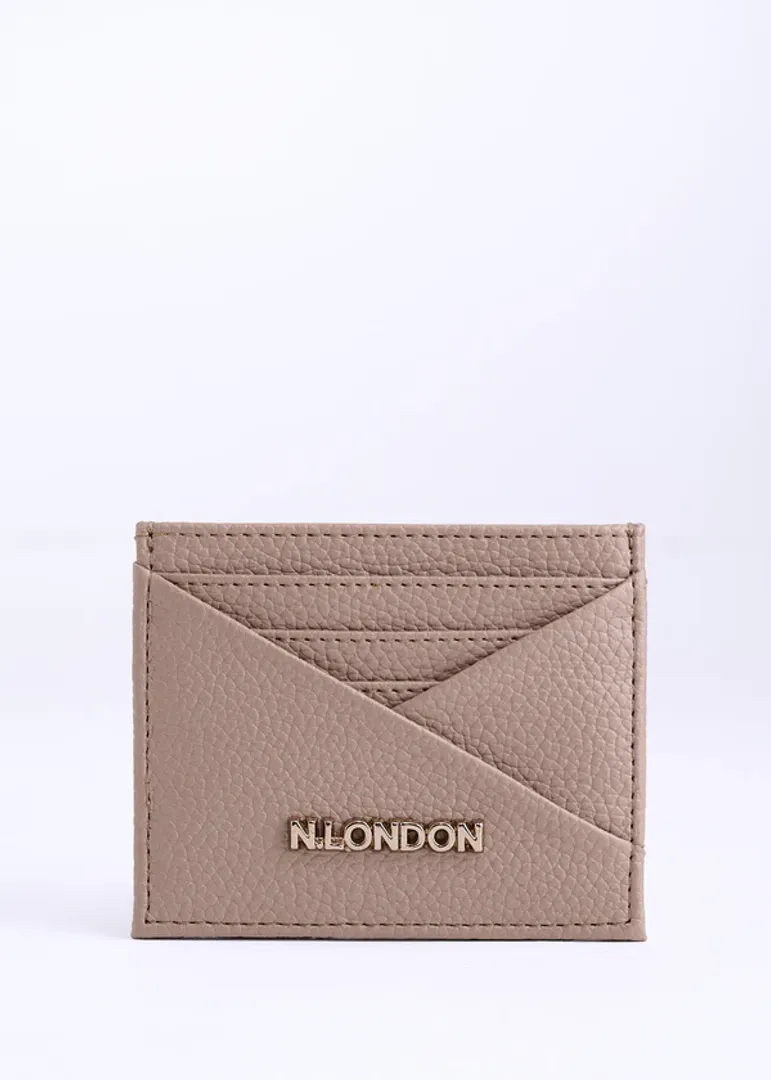 TARJETERO STONE MOCCA 