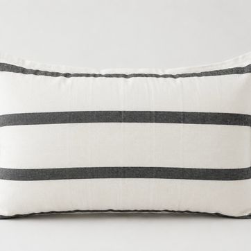 Almohadón Stripes Gris 60x40 - imagen 1