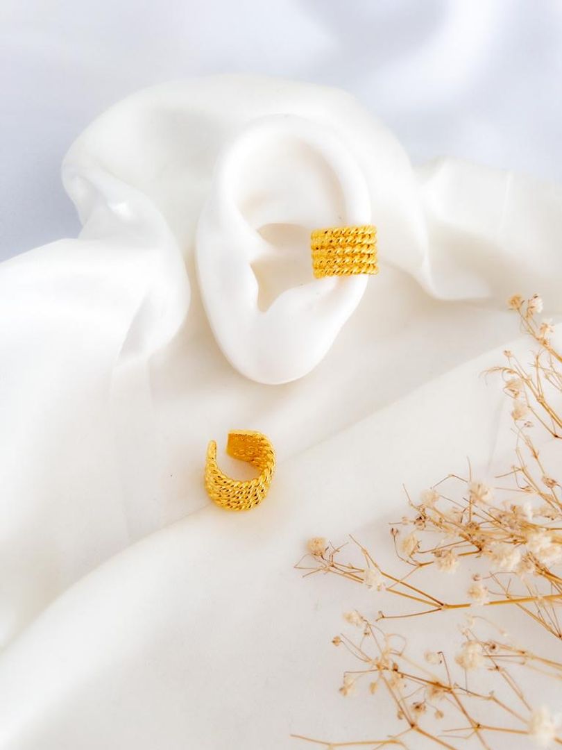 EARCUFF CINCO LÍNEAS ENTORCHADO - ITIEL