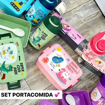 SET PORTA COMIDA INFANTIL  - imagen 1