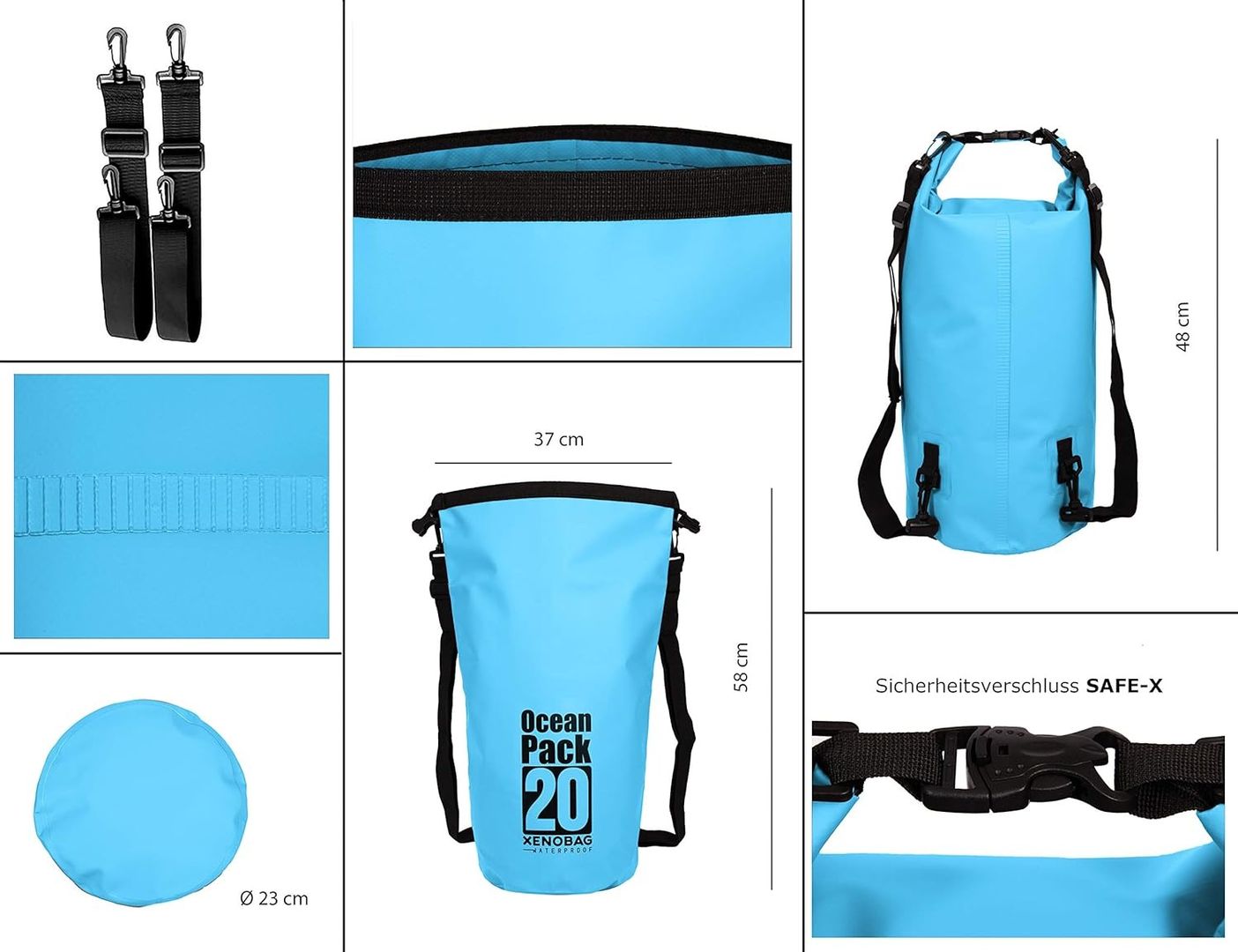 MALETA IMPERMEABLE 20 LITROS OCEAN PACK