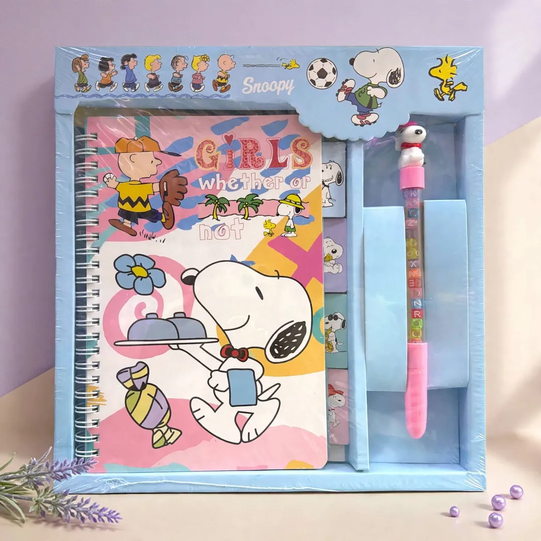 KIT SNOOPY AGENDA + ESFERO