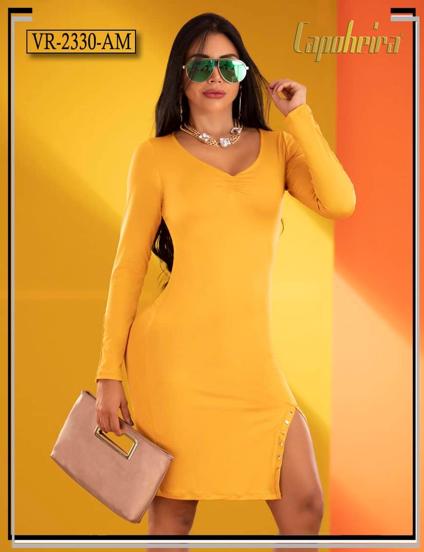 Vestido Falda Recogida - VR2330