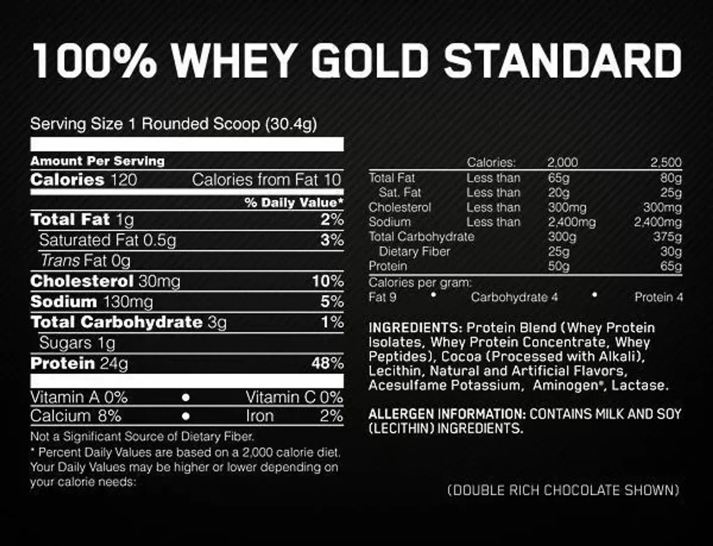 Whey gold isolate 5 libras