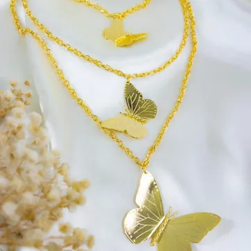 Imagen del producto SET CADENAS MARIPOSA MAIRA - ITIEL 