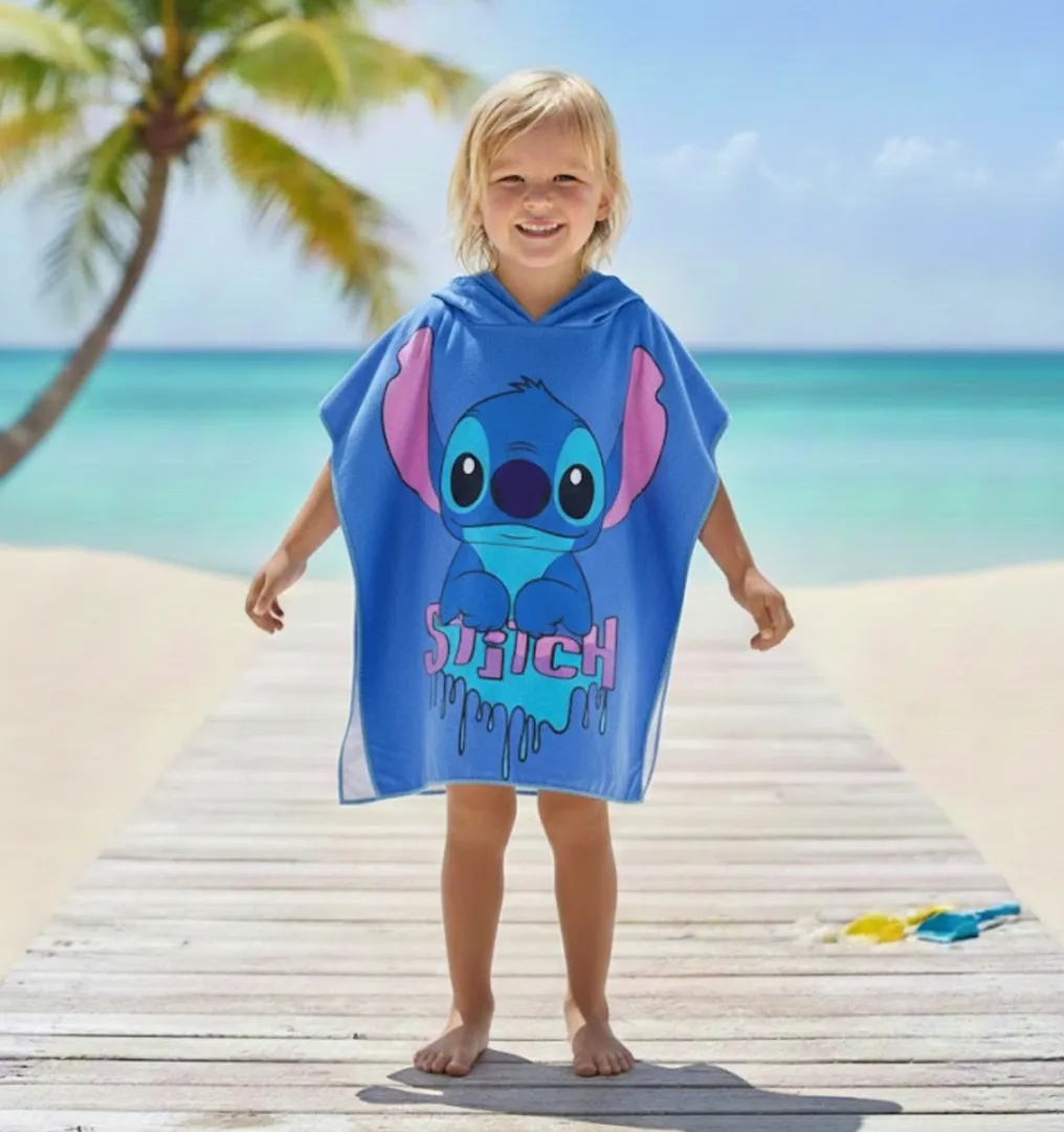 Toalla con capucha Stitch 