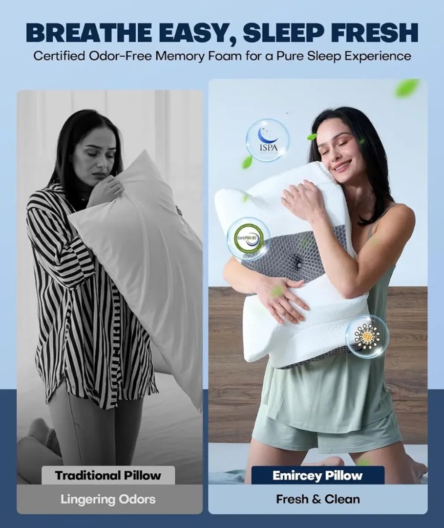 ALMOHADA CERVICAL ORTOPEDICA DE ESPUMA TIPO ESTRELLA