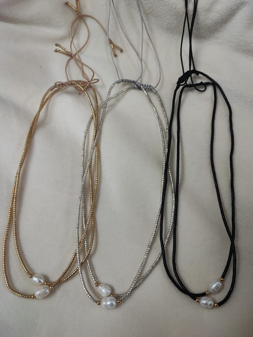Collar Choker Miyuki Perla