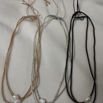 Imagen del producto Collar Choker Miyuki Perla