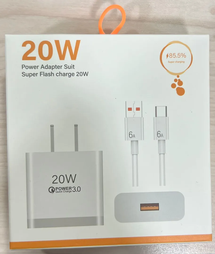 CARGADOR CELULAR 20W TIPO C