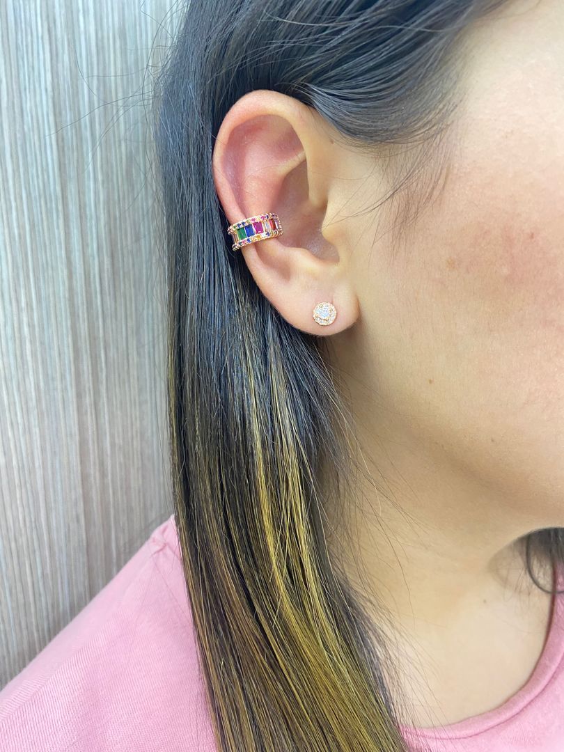 EARCUFF CIRCON COLORES - ITIEL