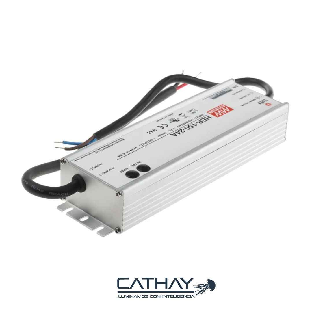 FUENTE DE PODER 24V 6,25 AMP IP65 EXTERIOR MEANWELL