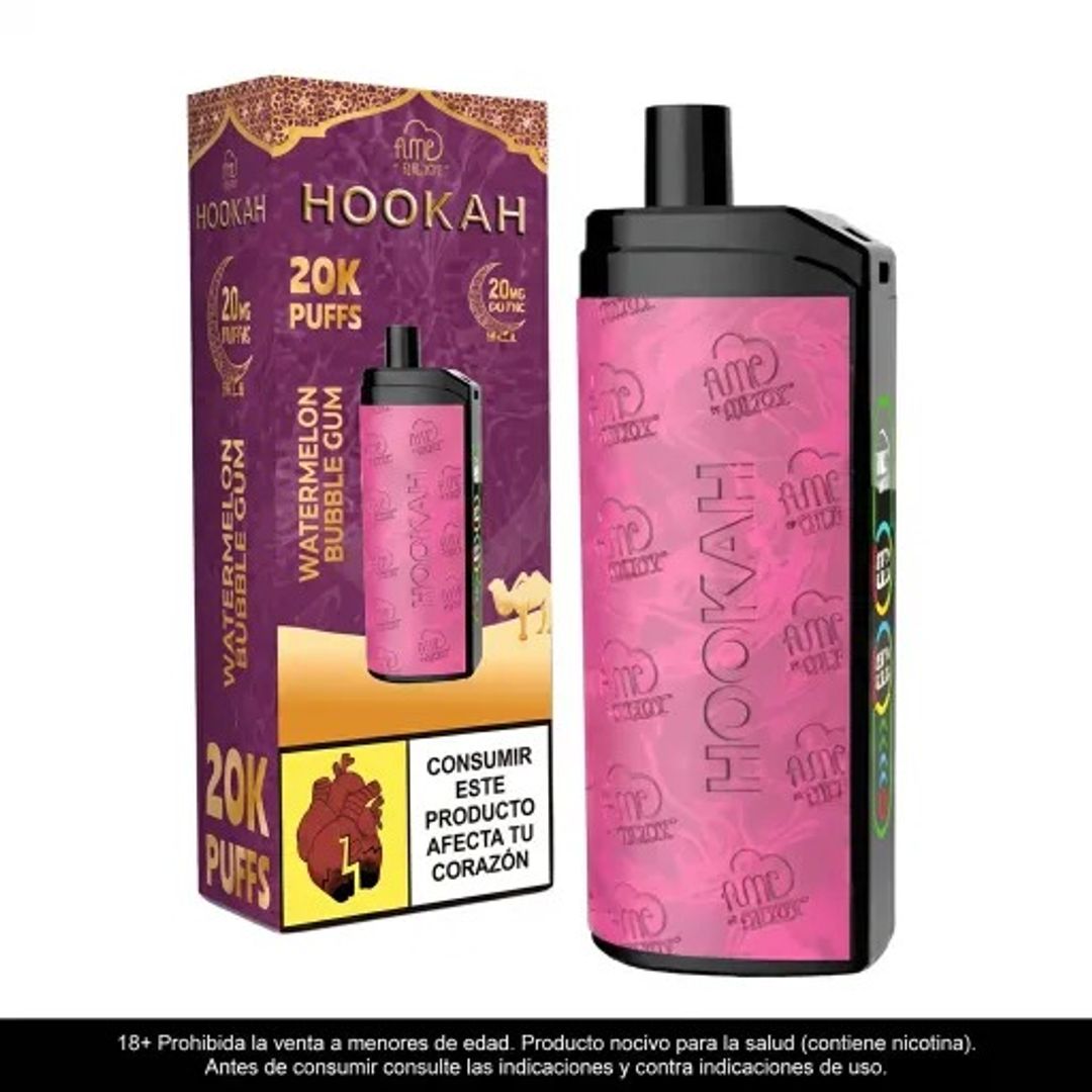 Fume Hookah Watermelon Bubblegum 2% Nic 20.000 Puffs
