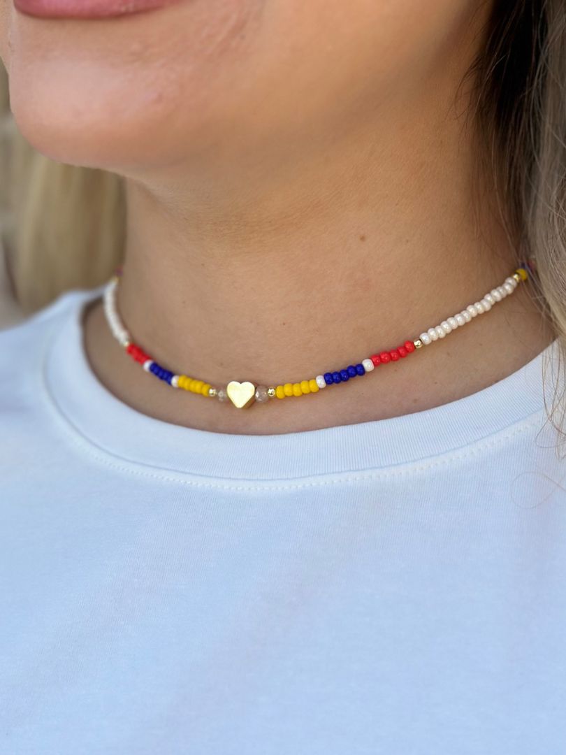 Shoker corazón tricolor 