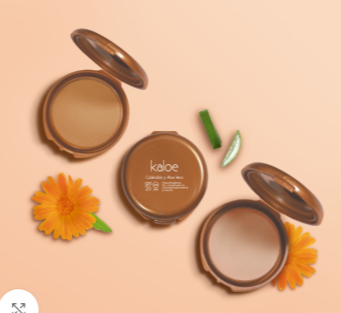 Polvo Compacto SPF 20 Kaloe