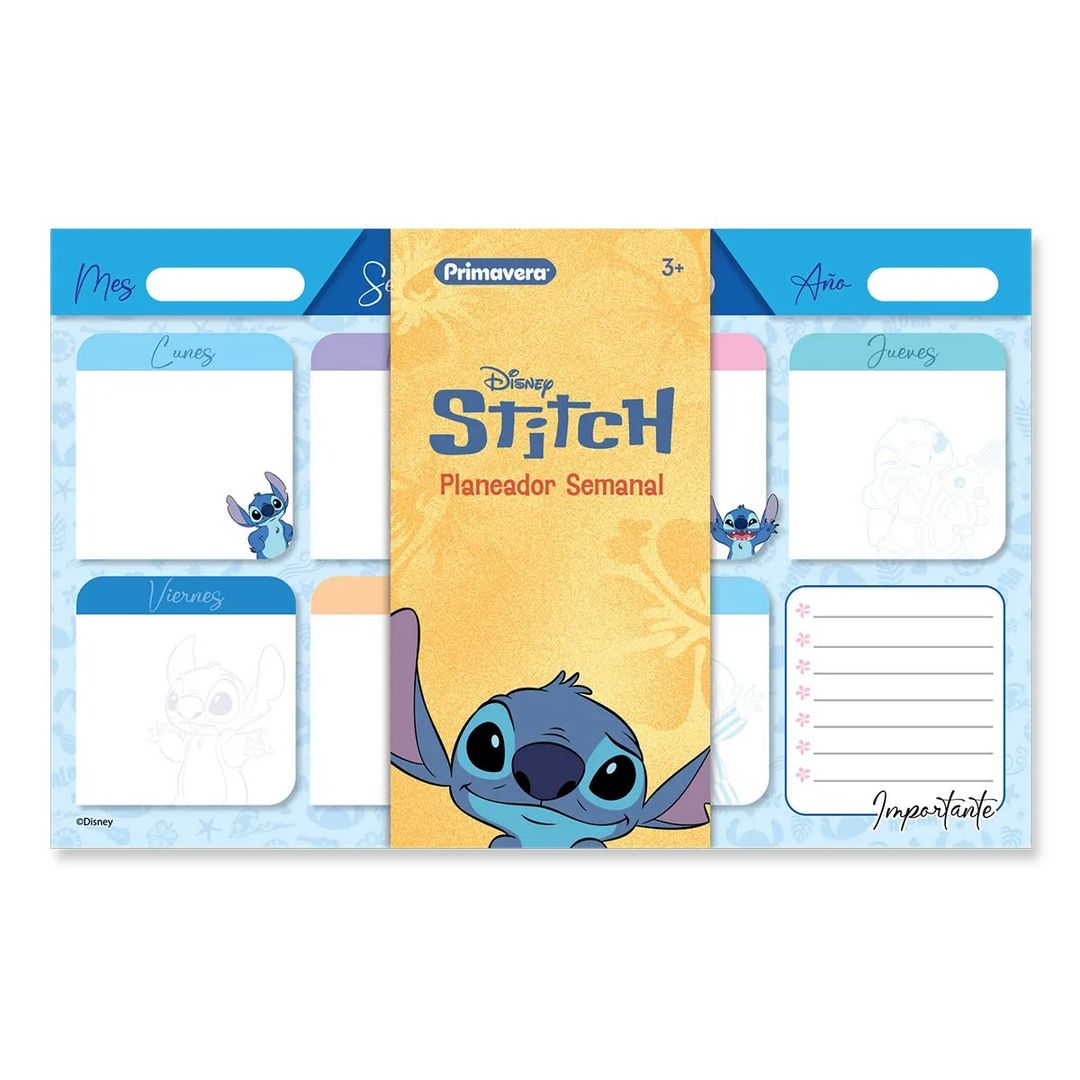 Planeador Semanal Stitch