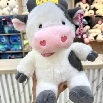 Imagen del producto VACA COLLAR CORAZON de peluche 35cm