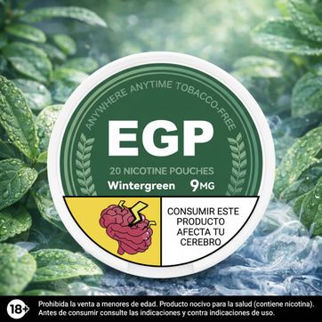 Imagen del producto Egp Wintergreen 9mg - Parches De Nicotina