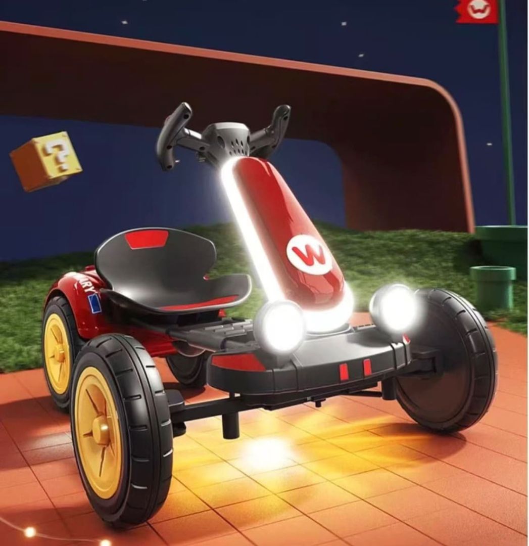 CARRO GO KART ELECTRICO INFANTIL CON CONTROL