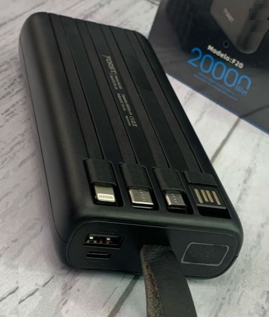 Power Bank Forst 20.000mAh multicable F20
