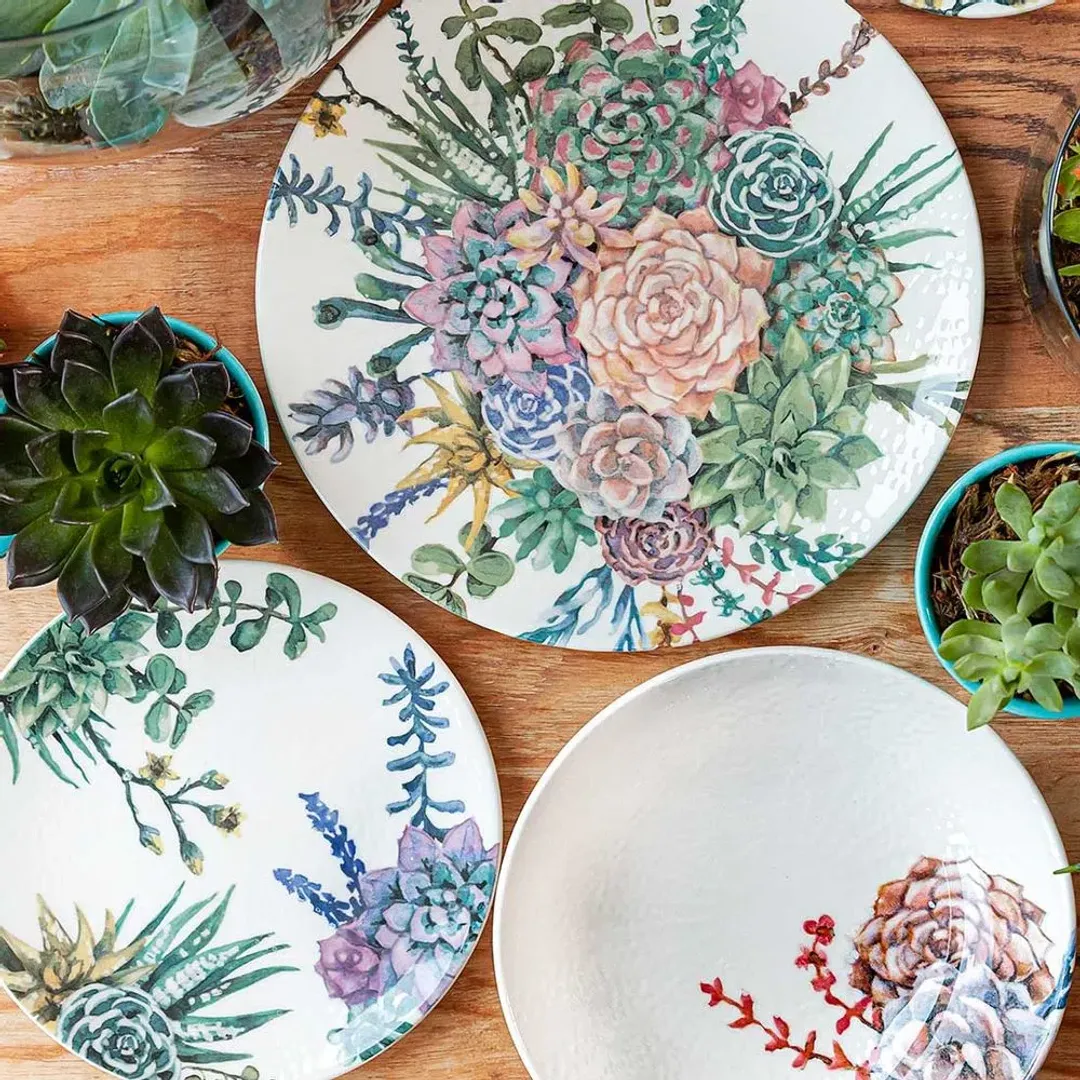 VAJILLA UNNI BOTHANICA CERAMICA 20PZ 