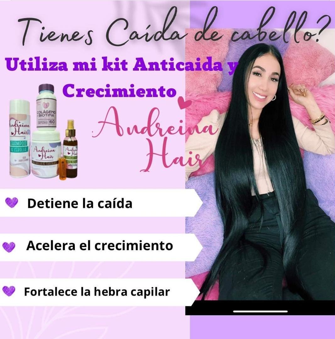 Kit anticaida y crecimiento andreinahair 