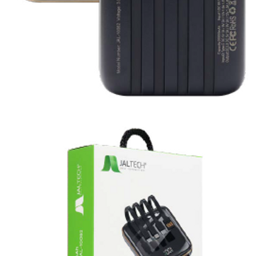 Imagen del producto POWER BANK 20000 mAh CON LED INDICADOR JAL-10082