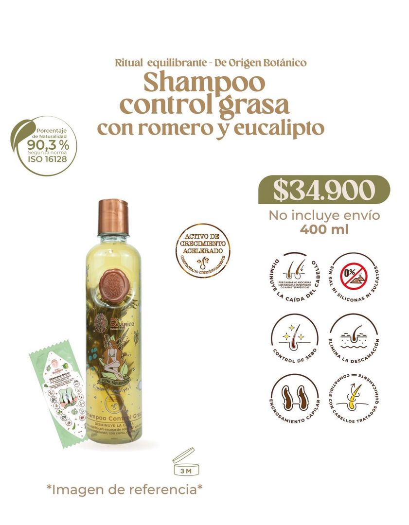 Shampoo control grasa