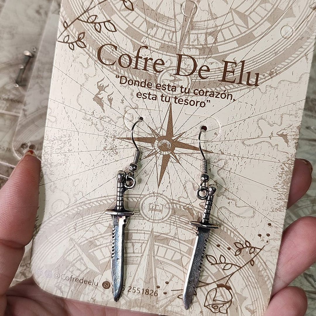 ARETES CUCHILLO