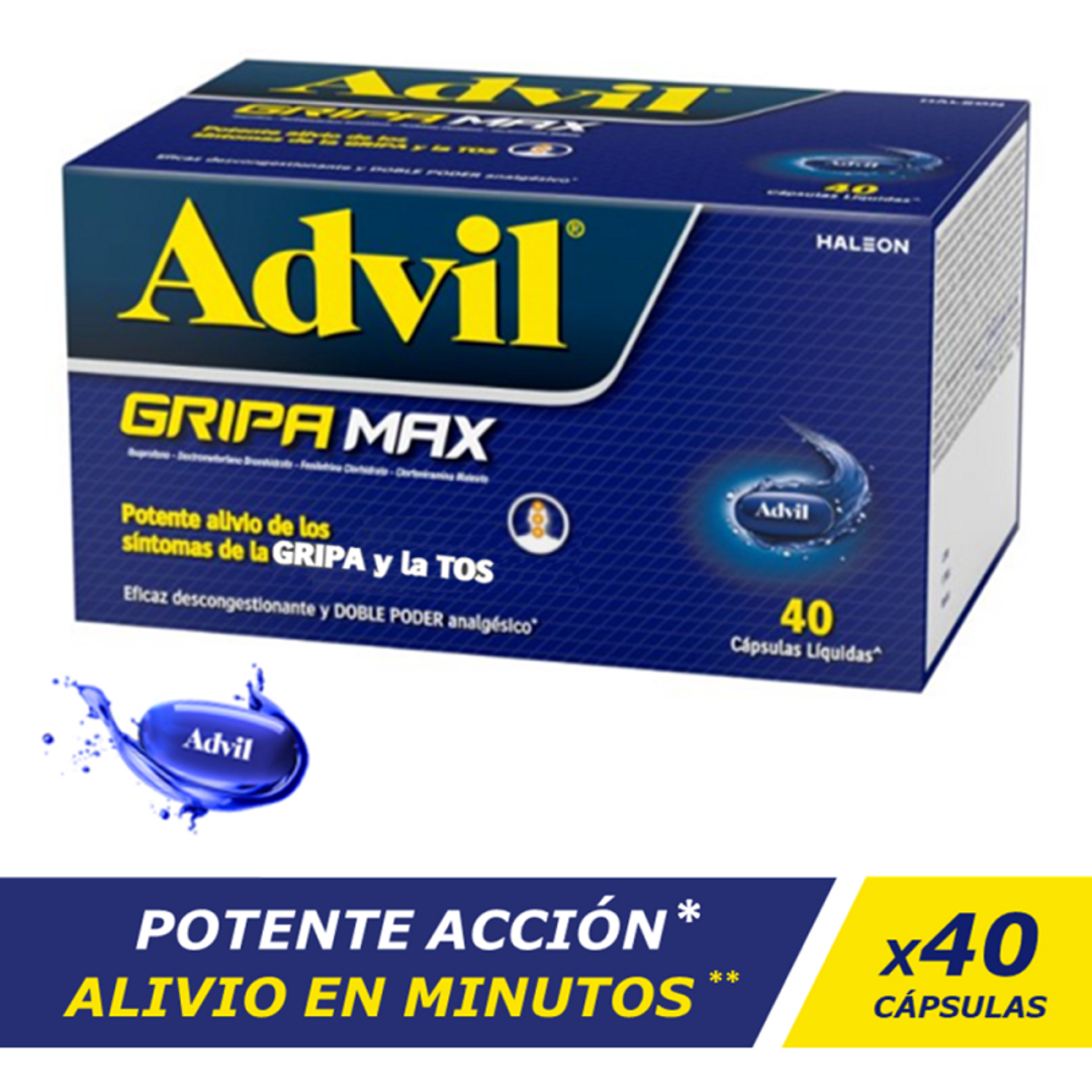 NUEVO ADVIL GRIPA MAX SOBRE X 2 CAPS