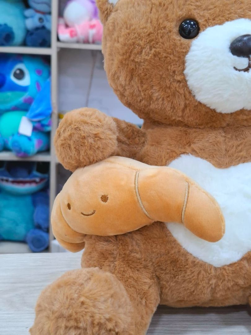 PELUCHE OSO PAN 38cm