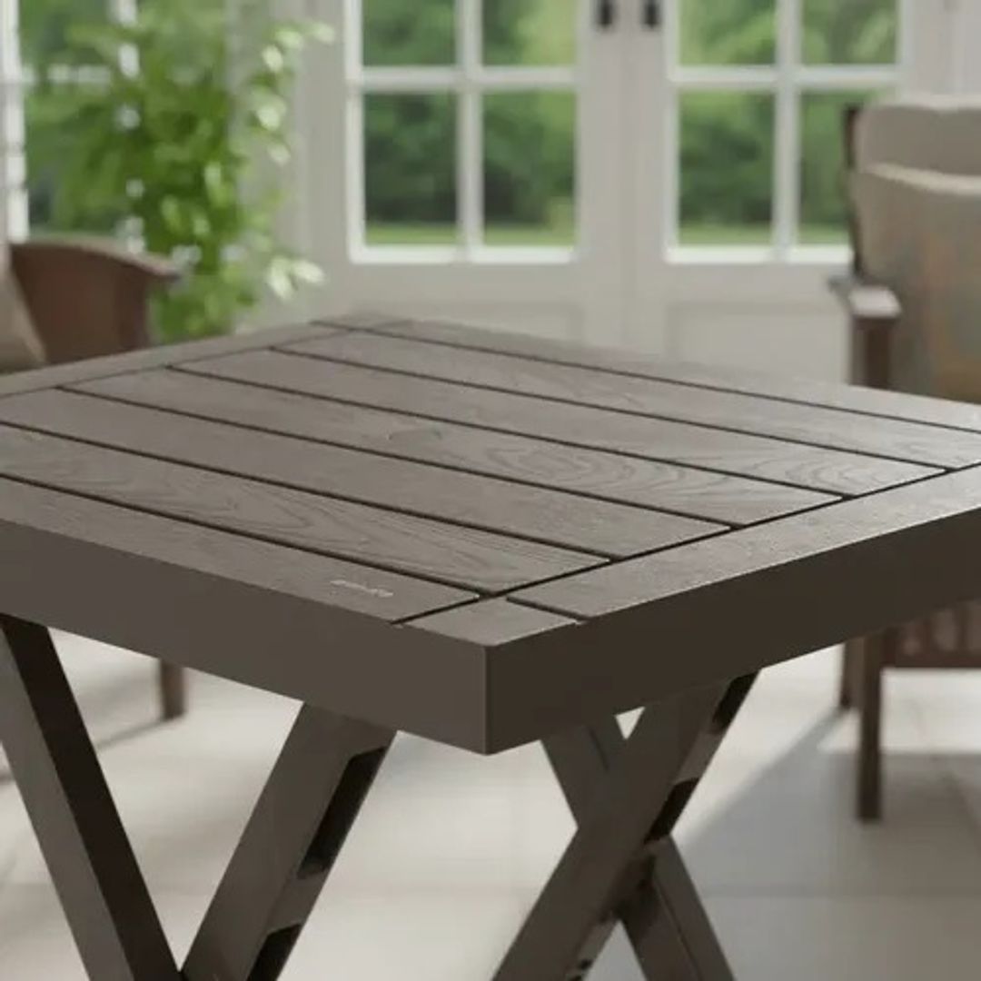 MESA RIMAX PLEGABLE RECTANGULAR MOCCA