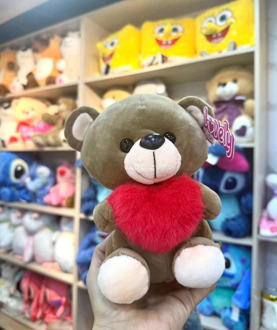 OSO CORAZON  DE PELUCHE 20cm V2
