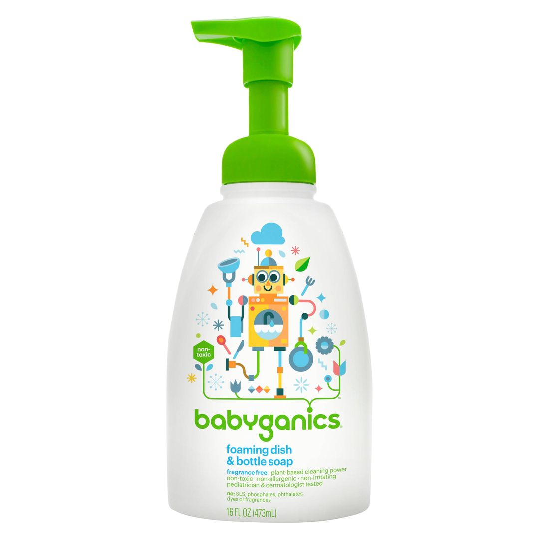 Jabón Lava Teteros 16oz BABYGANICS