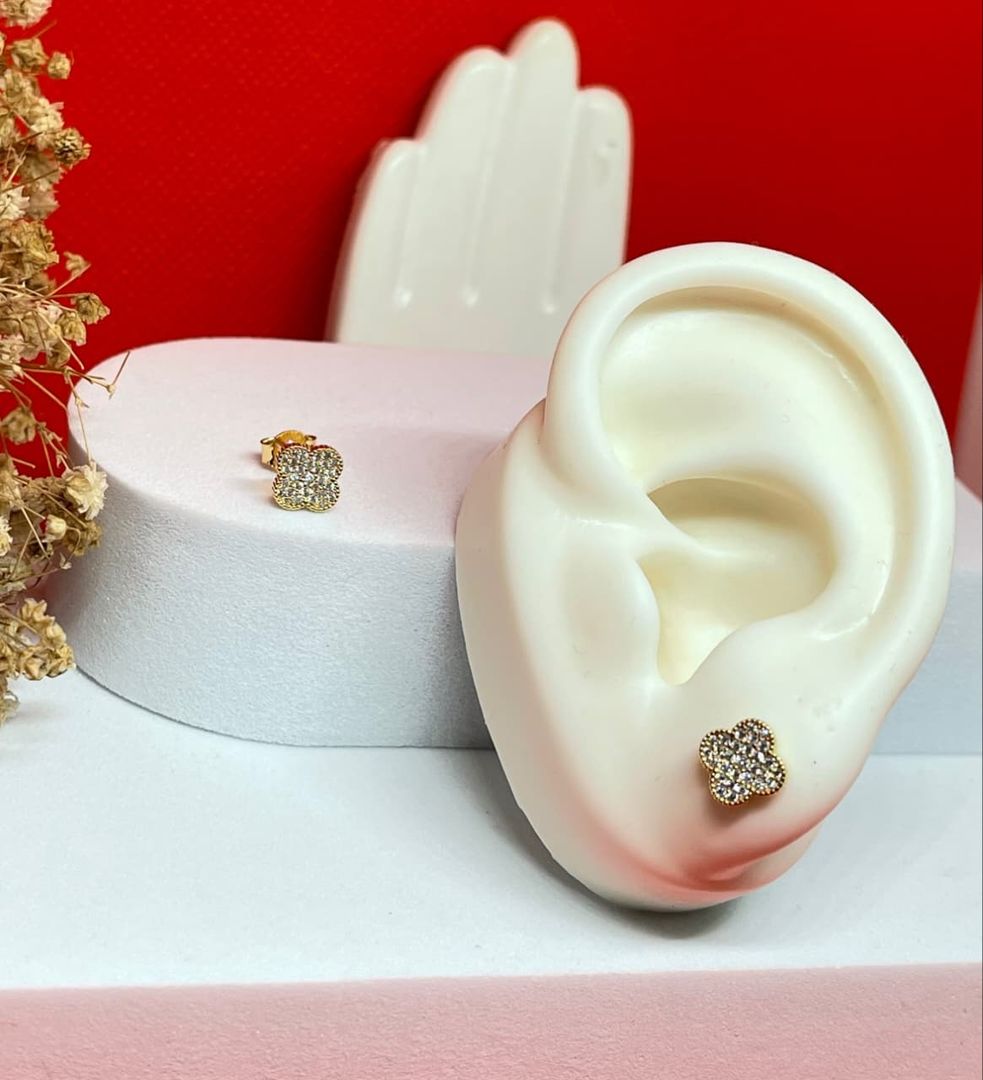 Topos van cleef 8mm cristal circonias
