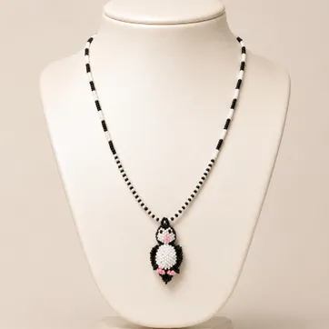 Imagen del producto Collar mostacilla Pinguinito