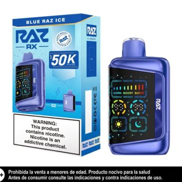 Imagen del producto Raz Blue Razz Ice 50.000 Puffs