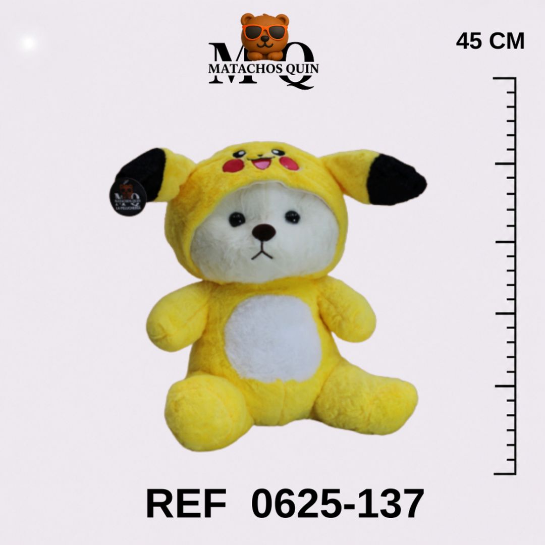 OSO DISFRAZADO DE PIKACHÚ