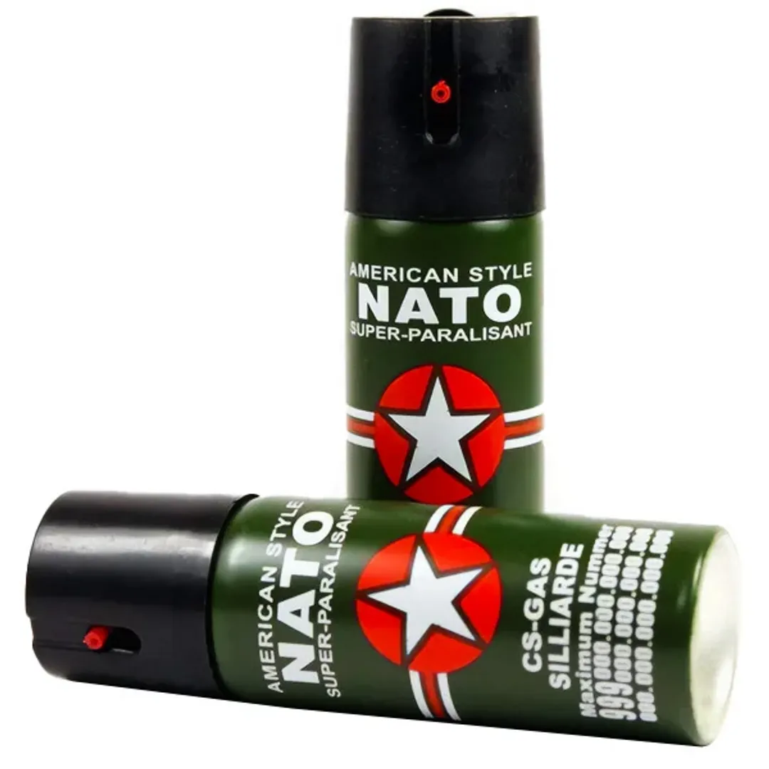 GAS PIMIENTA 60ML DEFENSA PERSONAL PROTECCION NATO