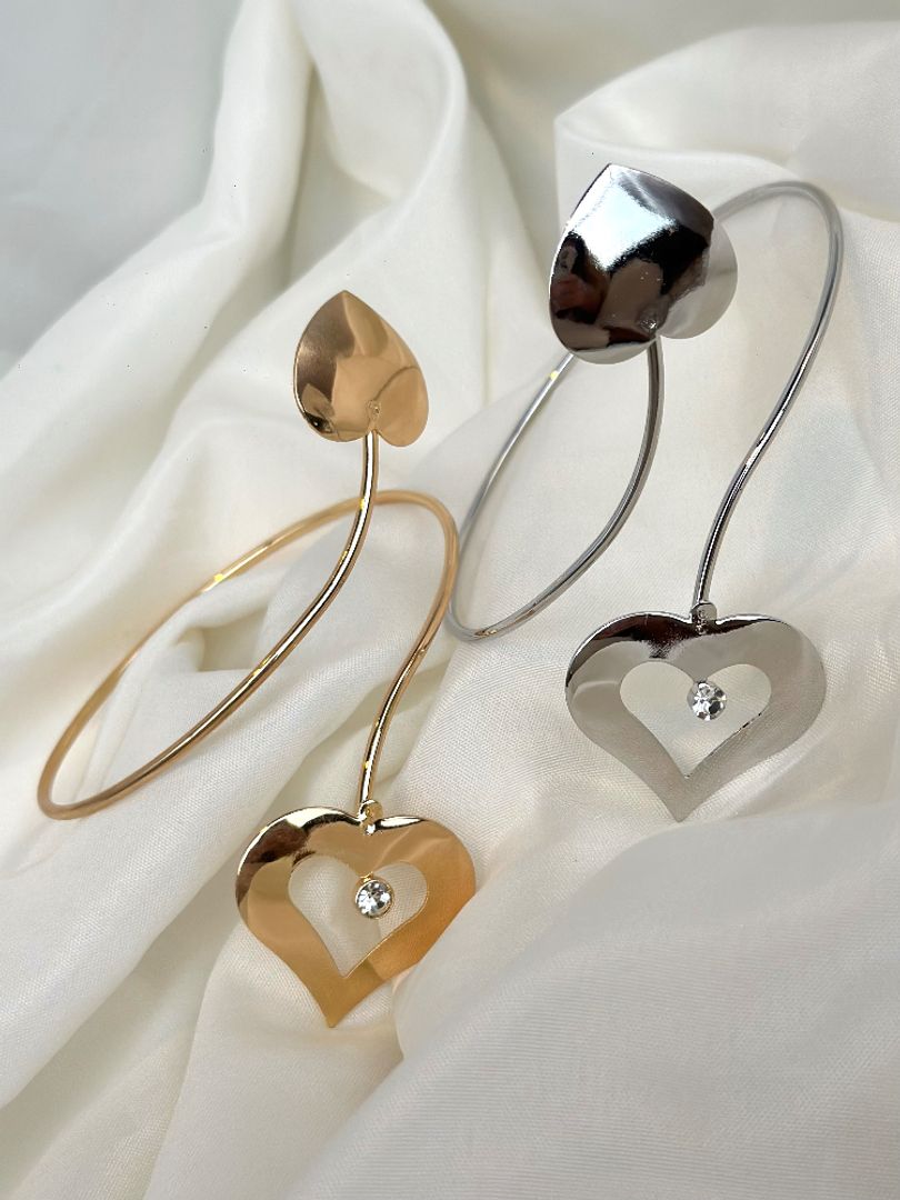 Brazalette corazón doble 