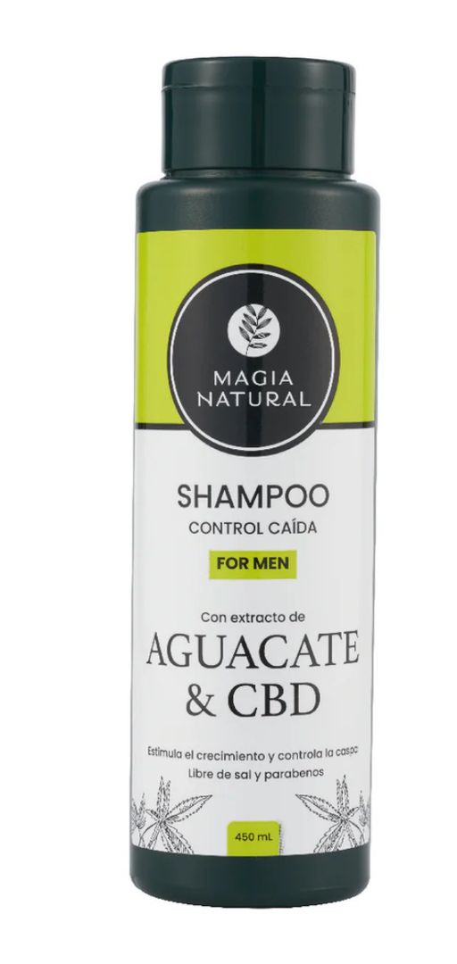SHAMPOO AGUACATE Y CBD FOR MEN 