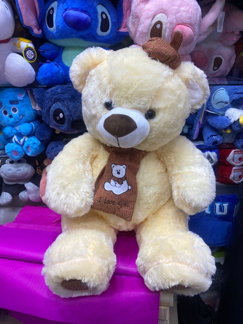 OSO BUFANDA 50CM SENTADO
