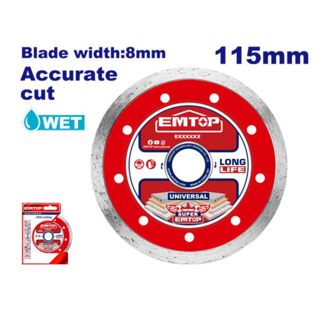 EMTOP DISCO 4-1/2" DIAMANTADO CONTINUO SUPER EMTOP