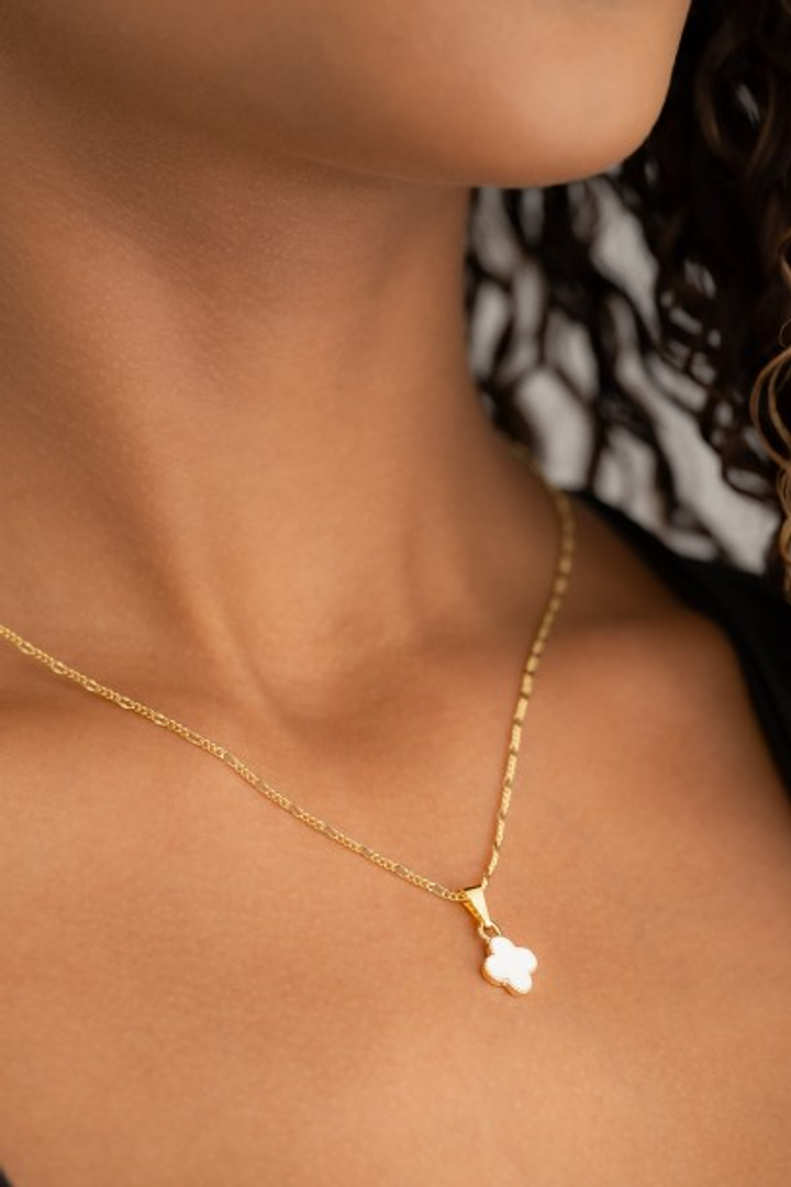 Conjunto Clover Blanco 1cm