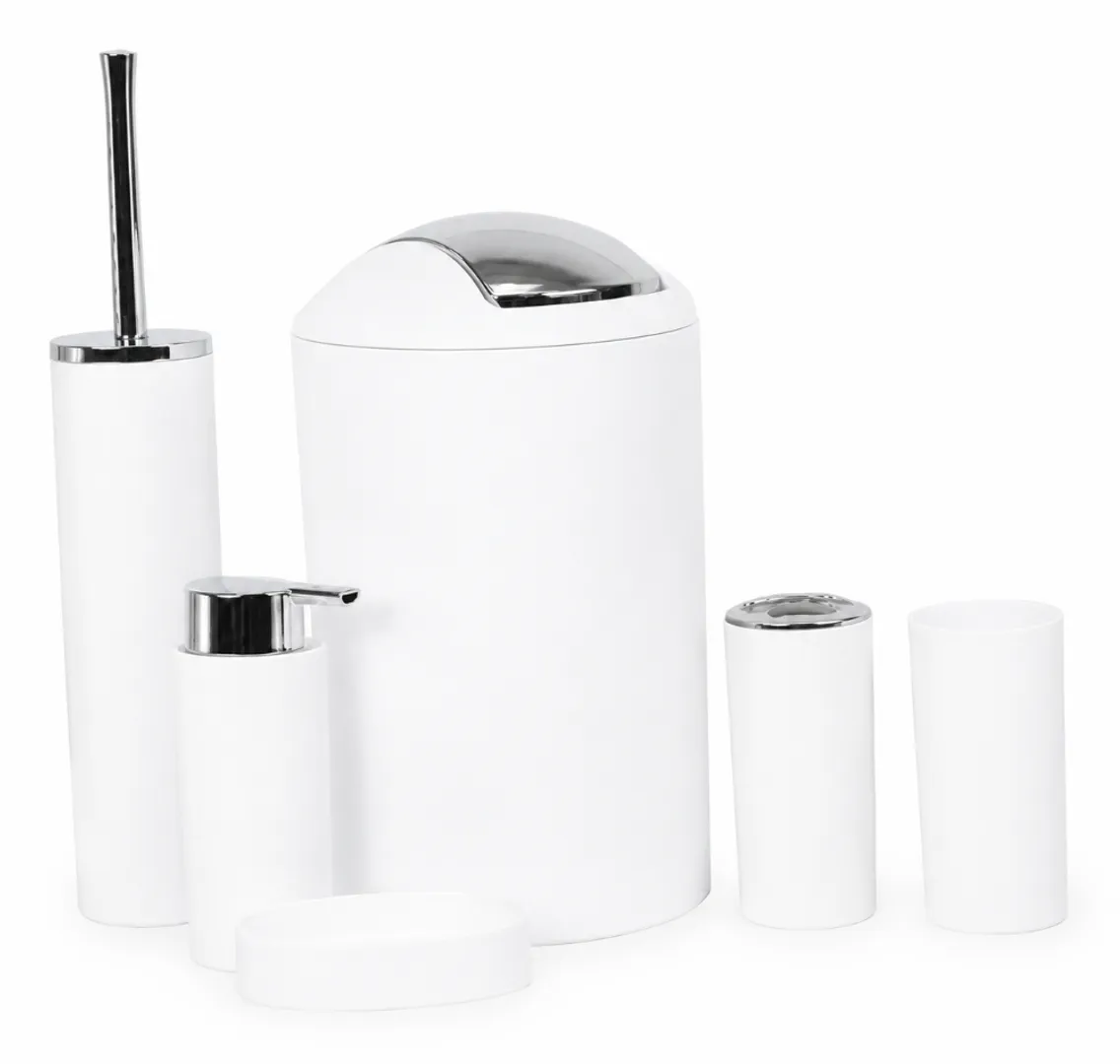KIT DE ACCESORIOS CONJUNTO PARA BAÑO X6 PIEZAS