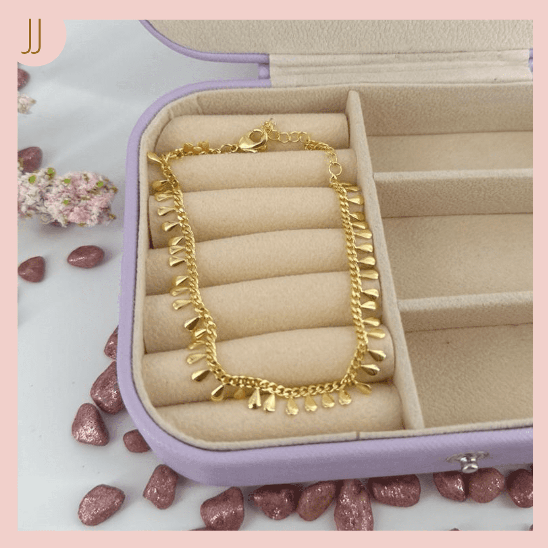 Tobillera Cadena Eslabón Gota