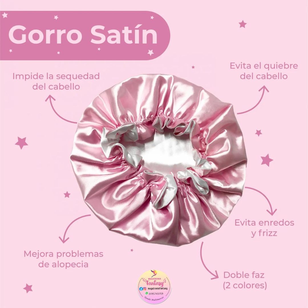 GORRO PARA DORMIR EN SATIN