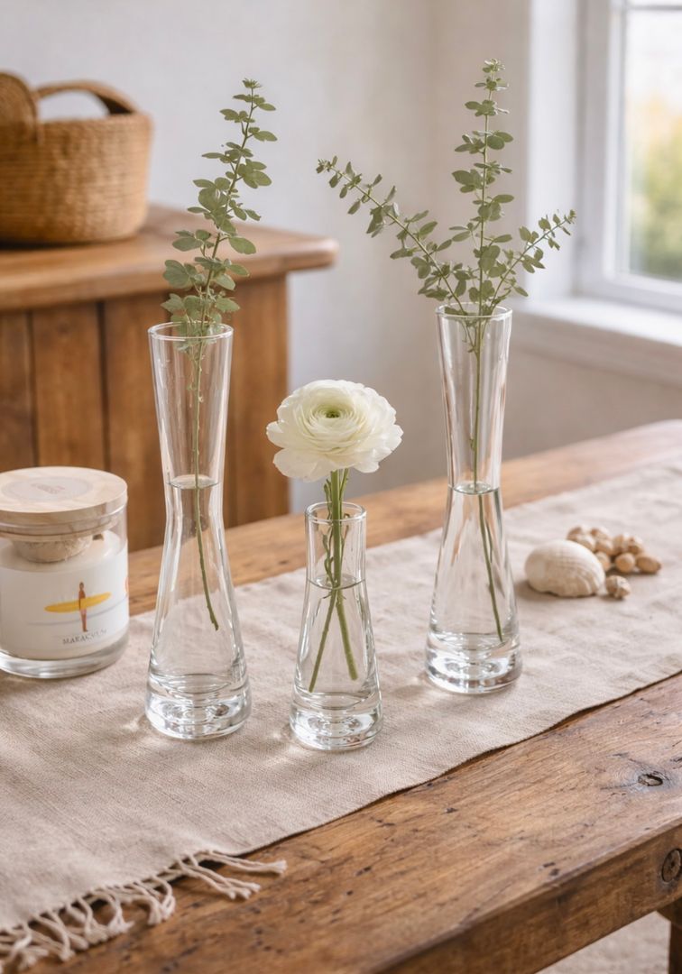 Florerito Vidrio Transparente Chico 