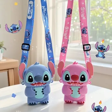 BOLSITO MANOS LIBRES DE STITCH Y ANGEL - imagen 1