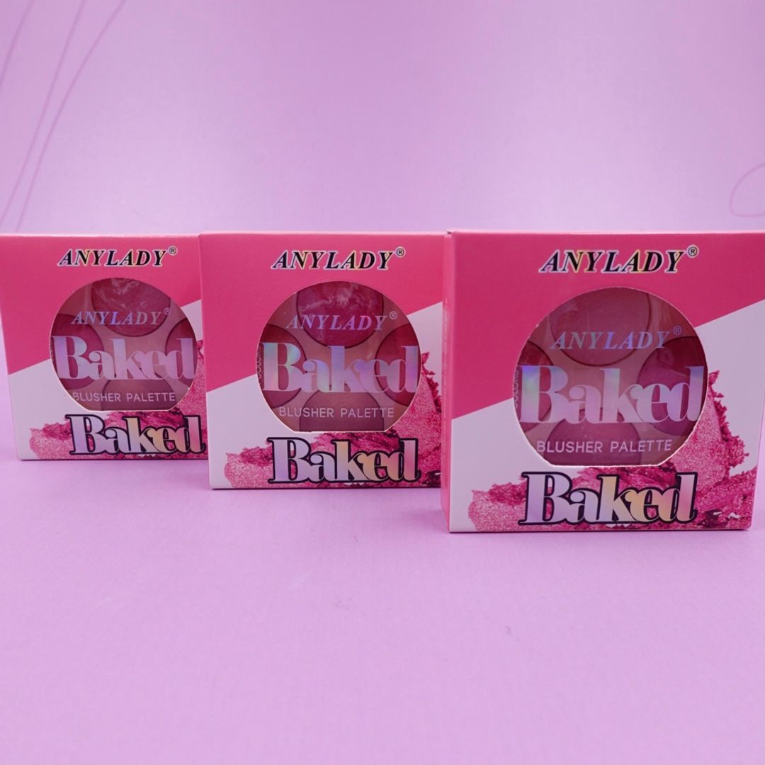 PALETA DE RUBOR BAKED x4 ANYLADY